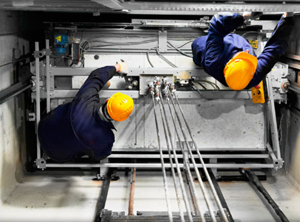 تركيب المصاعد